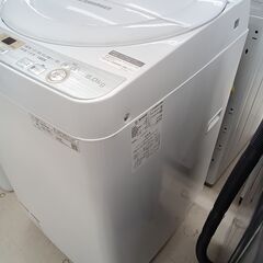 リユースのサカイ栃木店★ジモティ割あり★ SHARP 洗濯機 ES-GE6C 6ｋｇ 19年製 動作確認／クリーニング済み TC11023の画像