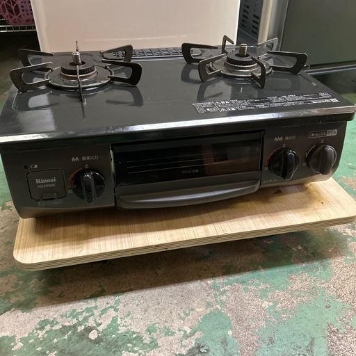 【済】リンナイ ガステーブル 2021年製 LPガス