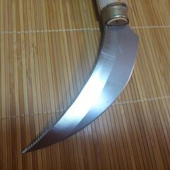 未使用　ステンレス製カマ　おまけつきの画像