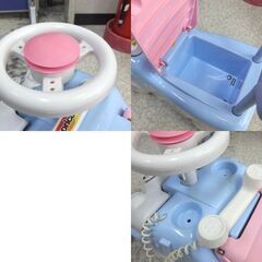 アップリカ 乗用玩具 子供用 幼児用 手押し車 レトロ シート下収納 ダイヤル式電話 ☆ 札幌市 北区 屯田 の画像