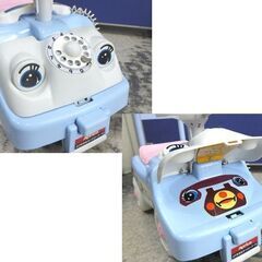 アップリカ 乗用玩具 子供用 幼児用 手押し車 レトロ シート下収納 ダイヤル式電話 ☆ 札幌市 北区 屯田 の画像