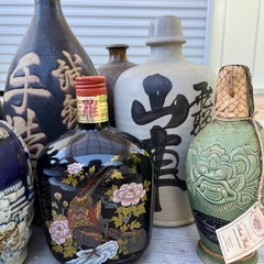 レトロ 空き瓶 陶器の画像