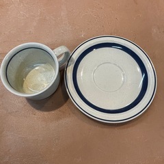 【引き取り限定】中古品　カップ&ソーサー　フジチャイナ　レトロの画像