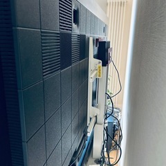 札幌市内送料込み　有機EL 77インチ テレビ KJ-77A9G WALL テレビ台セット　の画像