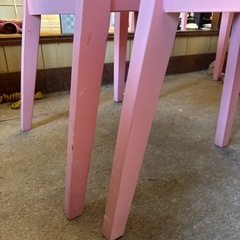 ダイニングセット，椅子4つつき。の画像
