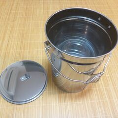 ステンレスすいがら収集缶　蓋付の画像