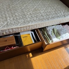 シングルベッド　ニトリ製の画像