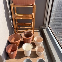 11個セット　花鉢 植木鉢 flowerpot プランターの画像