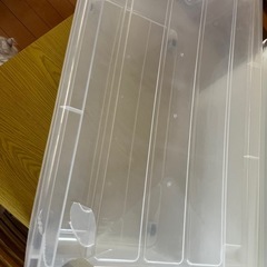 透明収納ケース　5個の画像