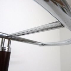 新札幌 / 半円型 スタンドハンガーラック 衣類収納 クローゼット収納  什器 幅45×奥行30×高さ154cm / No.3634の画像