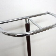 新札幌 / 半円型 スタンドハンガーラック 衣類収納 クローゼット収納  什器 幅45×奥行30×高さ154cm / No.3634の画像