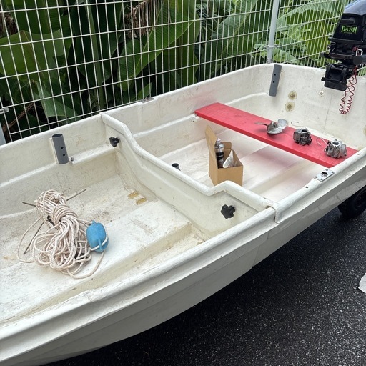 2馬力ボート　エンジンセット