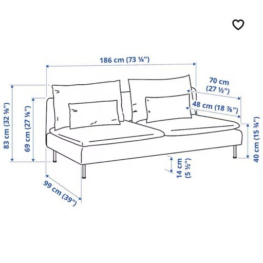 IKEA ソーデルハムン　スィーンスタホワイ