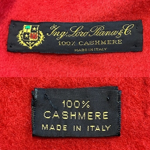 Loro Piana ロロピアーナロロ・ピアーナ大判マフラー ストール ショール スカーフred レッド赤色系 カシミヤカシミア100
