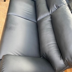 【レザー】ソファ2点セットの画像