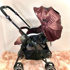 コンビ 上位機種 ベビーカー ディアクラッセオート4キャス YB-500 両体面の画像