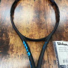 【リサイクルショップ ピカソ 小松原】🎾🔥【Wilson ULTRA 100CV 2018 v2.5 ブラックエディション G3】未使用交換用グロメット付き✨★6791★の画像