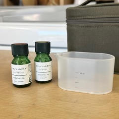 【超美品‼️】無印良品 コンパクト超音波アロマディフューザー アロマオイル付き♪の画像