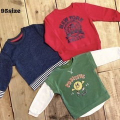 95サイズ裏起毛冬服10着の画像