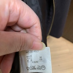 ウール混ジャケットコート　15号　ブラウンの画像