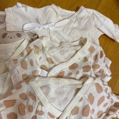 ベビー長肌着、短肌着セットの画像