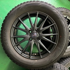 ☆スタッドレスアルミセット☆ Weds VELVA  16インチ 6.0J PCD100 5穴 ET40 ハブ径約73 YOKOHAMA ICE GUARD 195/65R16 2020年 ライズ ロッキーの画像