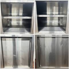 WN1/12　ステンレス作業台 W120×D60×H80cm 業務用 作業台 調理台 ガス台 厨房 厨房機器 ★直接引取歓の画像