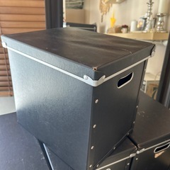 頑丈な蓋付き収納BOXの画像