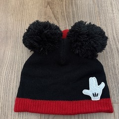 子供用　ニット帽　ミニーマウスの画像