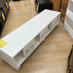 A-314★ジモティ割引あり★【リユースのサカイ野々市店】TV台 白   (幅)160cm×(奥行き)45cm×(高さ)40cm　※クリーニング済みの画像