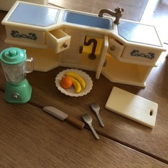 シルバニアファミリー　キッチン冷蔵庫セットの画像