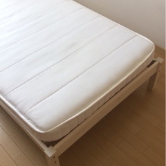 ナチュラル　すのこベッドの画像