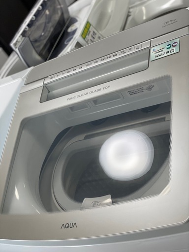 送料・設置込み可　洗濯機　10kg AQUA 2019年【分解クリーニング済み】