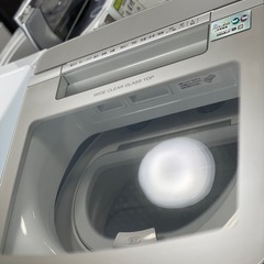 送料・設置込み可　洗濯機　10kg AQUA 2019年【分解クリーニング済み】の画像