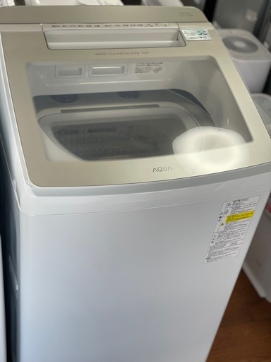 送料・設置込み可　洗濯機　10kg AQUA 2019年【分解クリーニング済み】
