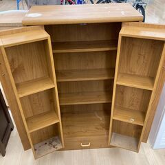 A-316★ジモティ割引あり★【リユースのサカイ野々市店】シューズボックス 茶色 ブラウン (幅)60cm×(奥行き)30cm×(高さ)107.5cm ※クリーニング済みの画像