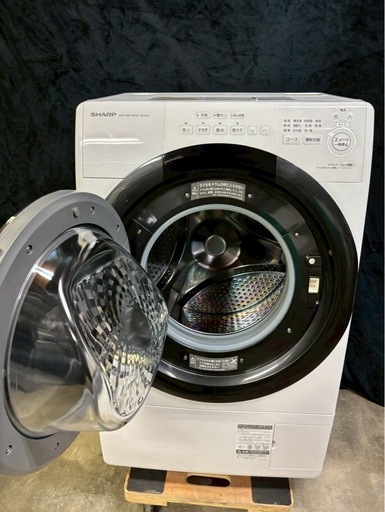 【成約済み】SHARPドラム式洗濯機 ES-S7H-WL 2023年製 7洗濯kg 乾燥3.5kg