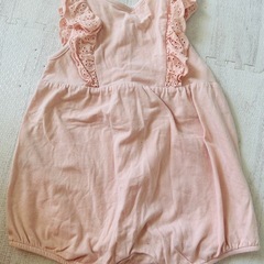 女の子 夏物ロンパース 80の画像