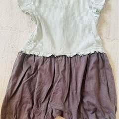 女の子 夏物ロンパース 80の画像