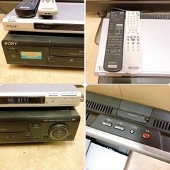 【売約済】SHARPテレビ 32インチ DVDプレイヤー ビデオデッキ セットでの画像