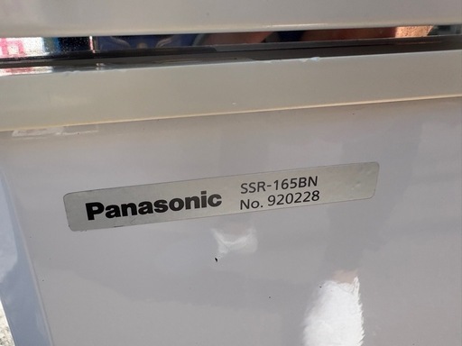■中古品 パナソニック四面ガラス式ショーケース SSR-165BN 122L 2018年 432Ｘ438Ｘ1397ｍｍ 厨房 動作問題