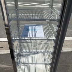 ■中古品 パナソニック四面ガラス式ショーケース SSR-165BN 122L 2018年 432Ｘ438Ｘ1397ｍｍ 厨房 動作問題なし■の画像