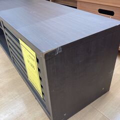A-319★ジモティ割引あり★【リユースのサカイ野々市店】TV台 茶 ブラウン (幅)100cm×(奥行き)34cm×(高さ)36cm ※クリーニング済みの画像