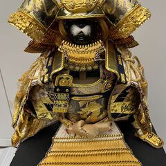 ij5642HI 甲冑師 和風作 12号大鎧 嵐山 端午の節句 五月人形 初節句 日本伝統行事 伝統 兜 武者 男児 インテリア 昭和レトロの画像