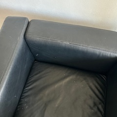 レザー　椅子　1人掛け　モダンソファ　の画像