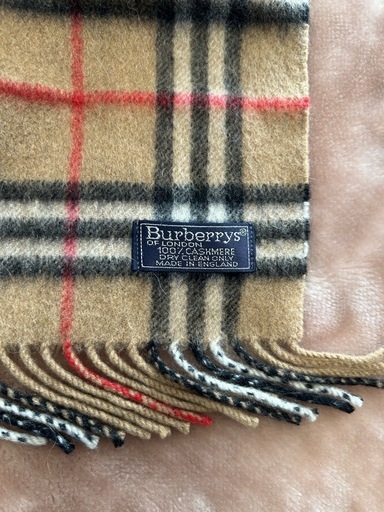 BURBERRY バーバリー burberrys バーバリーズマフラー ストール ショール スカーフブラウン茶色ベージュノバチェックcashmereカシミヤカシミア100％縦126センチ横28.5センチイングランド製イギリス製英国製レディースメンズユニセックス