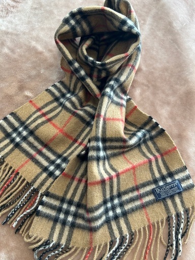 BURBERRY バーバリー burberrys バーバリーズマフラー ストール ショール スカーフブラウン茶色ベージュノバチェックcashmereカシミヤカシミア100％縦126センチ横28.5センチイングランド製イギリス製英国製レディースメンズユニセックス