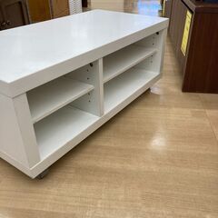 A-321★ジモティ割引あり★【リユースのサカイ野々市店】TV台 白 ホワイト (幅)90cm×(奥行き)46cm×(高さ)38cm ※クリーニング済みの画像