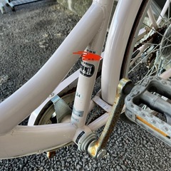自転車 女の子 24インチ 小学生 中古品 MAHALOの画像