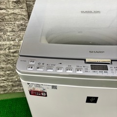 364 シャープ　大容量　洗濯機　容量8kg 乾燥機能付き　一人暮らしの画像